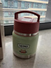 膳魔師（THERMOS）兒童保溫杯316L不銹鋼寬口輔食罐燜燒杯提手罐學(xué)生杯帶勺上學(xué)TCFF 曬單實(shí)拍圖