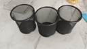 西瑪（SIMAA）【超級爆品】圓形筆筒網紋防銹辦公金屬 創(chuàng)意簡約桌面收納 黑色8136 曬單實拍圖
