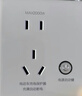 國際電工電動(dòng)車(chē)充電保護器插座充滿(mǎn)自動(dòng)斷電充電樁智能防過(guò)充定時(shí)開(kāi)關(guān)86型 充滿(mǎn)自動(dòng)斷電-白色【明裝】 曬單實(shí)拍圖
