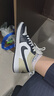 Jordan男子休閑鞋喬丹AJ1 JORDAN 1運(yùn)動(dòng)鞋 553558-153米黑40 曬單實(shí)拍圖