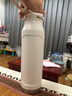 恩爾美（nRMEi）保溫保冷杯大容量男士316不銹鋼噸桶噸戶(hù)外騎行便攜運(yùn)動(dòng)水壺杯子 白色1000ml【抗菌316/保溫保冷】 曬單實(shí)拍圖