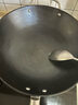 王源吉鐵鍋炒菜鍋老式生鐵無(wú)涂層不粘古法圓底望江南炒鍋36cm 曬單實(shí)拍圖