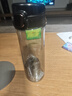 富光一鍵彈蓋磁彈泡茶杯Tritan材質(zhì)茶水分離杯塑料水杯子黑色720ml 曬單實(shí)拍圖