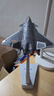 中精質(zhì)造殲20飛機模型合金戰斗機模型仿真軍事航模男孩收藏擺件兒童玩具 【正版授權】殲20送底座-灰色 手提禮盒/合金材質(zhì)/部件可動(dòng) 曬單實(shí)拍圖