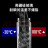 富光 男女士雙層玻璃杯 高硼硅玻璃304茶隔水杯子 帶茶隔泡茶杯500ml 曬單實(shí)拍圖