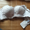 浪莎內(nèi)衣女小胸聚攏防下垂無鋼圈性感蕾絲文胸罩夏季薄款 淺紫 36/AB 曬單實拍圖