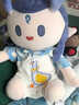 玉極虞男寶寶嬰兒衣服夏裝韓版爬服洋氣假兩件短袖連體衣寶寶哈衣外出服 大鵝襯衣哈衣 52cm 59 曬單實(shí)拍圖