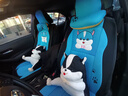 布蘭特新款仿亞麻布藝汽車(chē)坐墊四季通用全包座套座墊刺繡卡通公仔可愛(ài)萌 全麻卡通-寶石藍-卡通版 五座全套-留言車(chē)型 曬單實(shí)拍圖