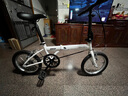 大行（DAHON）KT610折疊自行車(chē)16英寸單速男女學(xué)生上班上學(xué)城市通勤單車(chē) 白色 曬單實(shí)拍圖
