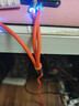 機客數(shù)據(jù)線三合一充電線一拖三120W快充極客線適用于蘋果華為type-c安卓手機平板ipad通用加粗 【橙色】極客一拖三 1.2米 曬單實拍圖