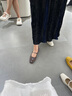 百思圖2025秋季商場新款法式瑪麗珍鞋小皮鞋淺口女單鞋B5282CQ5 棕色 36 曬單實拍圖