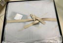 羅萊家紡純棉床上四件套60支全棉床品套件被套床單被罩 藍  220*250 曬單實拍圖
