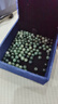 金玉蘭香天然翡翠散珠油青珠子玉石冰圓珠 約3.5mm-4mm一包30顆 曬單實拍圖