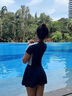 李寧LI-NING泳鏡防水防霧男女高清游泳眼鏡平光游泳鏡LNJT224-8霧霾藍(lán) 曬單實(shí)拍圖