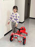 京樂貝比兒童飛機(jī)漂移車3-5-6-7歲男女寶寶腳踏三四輪玩具小孩滑行溜溜車 旗艦灰紅+禮盒電動(dòng)+音樂閃輪調(diào)節(jié) 曬單實(shí)拍圖