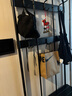 宜家（IKEA）NIPASEN尼坡森長(zhǎng)凳換鞋柜可坐門口家用收納鞋柜 黑色衣架和帶鞋柜凳子 曬單實(shí)拍圖