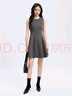 太平鳥(niǎo)女裝【七夕禮物】連衣裙收腰長(cháng)款傘裙無(wú)袖裙 灰色長(cháng)款 S 曬單實(shí)拍圖