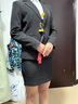 古緹琪黑色小西裝外套女春秋面試三件套ol工作服女小個(gè)子正裝套裝套裙女 黑西服+裙+襯衫【一扣】 M 曬單實(shí)拍圖