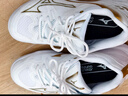 美津濃（MIZUNO）WAVE CLAW 3羽毛球鞋鷹爪3代輕量靈活快速男女通用比賽新品獸牙2 白金 WAVE CLAW 3【熱銷(xiāo)款】 37 =235mm 曬單實(shí)拍圖