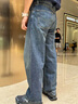 Levi's李維斯25年新款男士美式復古Clean Fit578闊腿直筒牛仔褲 藏青色 34 (32) 曬單實拍圖