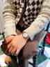 歐品客2025新款機(jī)械表小表盤女士高端小眾手表前十名情人節(jié)禮物首飾金表 含真金-帶黃金鑒定證書-金白女表 曬單實(shí)拍圖