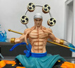 海賊王人氣成員手辦創(chuàng  )意擺件雕像周邊二次元模型動(dòng)漫潮玩公仔場(chǎng)景 坐姿雷神艾尼路 曬單實(shí)拍圖