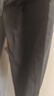 HIPANDA純棉褲子男重磅高質感寬松直筒口袋印花系帶闊腿潮牌長褲 黑 4XL 曬單實拍圖