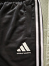 阿迪達(dá)斯 （adidas）運(yùn)動(dòng)褲男秋季寬松透氣直筒褲跑步運(yùn)動(dòng)防風(fēng)休閑褲 黑白  XL 曬單實(shí)拍圖