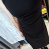 UR2025春季新款女裝簡(jiǎn)約褶皺開(kāi)衩修身短袖連衣裙UWM750016 曬單實(shí)拍圖