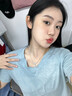 唯一（Winy）一克拉莫桑鉆紫藤花純銀項鏈女2025新款吊墜生日禮物送朋友首飾品 曬單實(shí)拍圖
