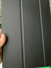 畢亞茲 適用iPad Air2保護套 iPad6代蘋(píng)果平板電腦保護后外殼 輕薄防摔 休眠三折皮套男女款 PB13-金剛黑 曬單實(shí)拍圖