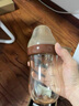 世喜新生兒防脹氣奶瓶0-6個月嬰兒玻璃奶瓶仿母乳奶嘴 240ml（3-7月） 曬單實拍圖
