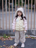 巴拉巴拉balaOne童裝兒童羽絨服寶寶女童男童2025年冬季保暖外套 夢(mèng)幻粉60334-白鴨絨 110 充絨量48g 適合3-4歲 曬單實(shí)拍圖