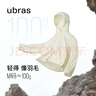 ubras輕薄蟬翼防曬衣女外套后背捏褶連帽透氣戶(hù)外服 馥芮白色 L 曬單實(shí)拍圖