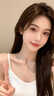 HR赫蓮娜愛心項鏈女小蠻腰心心相映吊墜鎖骨鏈紀(jì)念日送女友生日禮物 雙心小蠻腰項鏈【高端禮盒】 曬單實拍圖