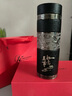 紫宜陶紫砂保溫杯帶過濾辦公茶杯送父母送老師高檔禮品實用泡茶水杯子 磨砂黑銀 曬單實拍圖