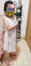 馬克華菲夏季裙子女童無袖運(yùn)動(dòng)連衣裙涼感速干休閑百搭中裙女孩A字裙 粉色 140 曬單實(shí)拍圖