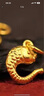 沃爾金黃金古法錦鯉扣頭999足金福字延長(zhǎng)鏈扣頭尾扣DIY項(xiàng)鏈 魚扣約0.8g【多退少補(bǔ)】 曬單實(shí)拍圖