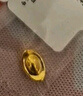 菜百首飾 黃金金種子 足金小元寶 單顆 HD 1g（不支持七天無(wú)理由退換貨） 曬單實(shí)拍圖