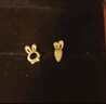 賽菲爾復(fù)購(gòu)補(bǔ)貼 黃金耳飾足金999.9生肖卡通兔子胡蘿卜耳釘養(yǎng)耳棒 約1克 曬單實(shí)拍圖