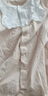 童泰（TONGTAI）嬰兒短袖連體衣夏季女寶衣服女童哈衣爬服睡衣提花灰粉66cm 曬單實(shí)拍圖