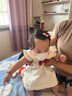 袋鼠醫(yī)生兒童口罩3d立體0-6個(gè)月嬰幼兒寶寶口罩6-12月白色10支防花粉柳絮 曬單實(shí)拍圖