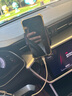 米將奧迪車載手機支架無線充電器a6l/a4l/a8l/q5l/q3導(dǎo)航支架汽車用品 奧迪專用【智能黑色】 19-25款奧迪A6L/A7 曬單實拍圖