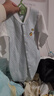 班杰威爾（Banjvall）嬰兒衣服春秋季夾棉連體衣寶寶保暖哈衣爬服睡衣 曬單實(shí)拍圖