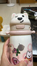 babycare西高地保溫杯學(xué)飲兒童寶寶學(xué)生上學(xué)水壺吸管直飲杯外出6月+-大粉 曬單實拍圖