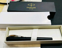 派克（PARKER）高端商務(wù)鋼筆送禮定制刻字墨水筆節(jié)日畢業(yè)禮物成人禮生日禮物練字筆紀(jì)念品獎品文具練字筆金屬筆 威雅XL經(jīng)典黑金夾墨水筆+定制專拍 曬單實(shí)拍圖