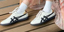 Onitsuka Tiger鬼塚虎男女款復古德訓鞋輕便透氣運動(dòng)休閑板鞋TOKUTEN 1183B938 白色/黑色 42 曬單實(shí)拍圖