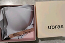 ubras【2件裝】無尺碼免拆V領(lǐng)內(nèi)衣女背心美背粉底液色文胸罩無痕隱形 柔灰紫+燕麥奶 曬單實拍圖