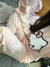 俊俊穗迪美（JUNJUNSUIDIMEI）hellokitty睡衣女春秋季純棉長(cháng)袖女士大碼胖mm少女學(xué)生可愛(ài)家居服 長(cháng)袖-XY-3572 L （適合100-120斤） 曬單實(shí)拍圖