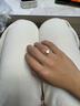 IDC人工培育鉆石18K金鉆戒女結(jié)婚pt950鉑金1克拉戒指國慶節(jié)訂婚禮物 18k金【D色/VVS/3EX/上海IGI證】 1克拉【重金版】 曬單實拍圖
